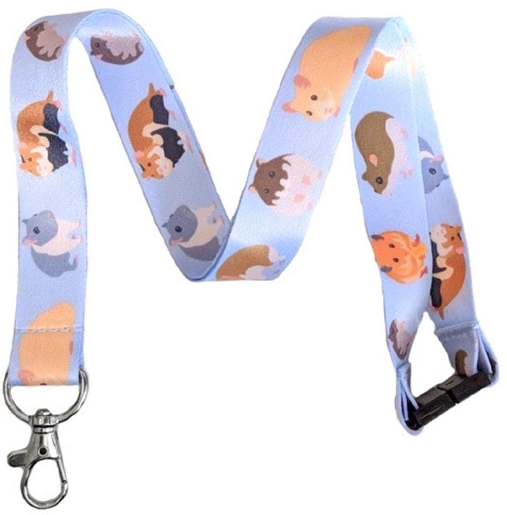 Small Pets & Animals Break Away Lanyard Key Chain Id Badge Holder (Hamster)