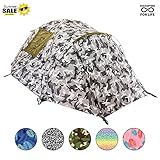 CHILLBO CABBINS Best 2 Person Tent with Cool Patterns ULTIMATE HOLIDAY CAMPING GEAR GIFT for Backpacking Car Camping Music Festivals Family Camping Tents for Camping Sleeps 2-3