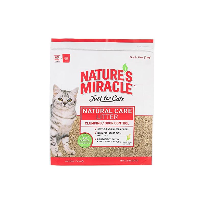 Nature's Miracle Just for Cats Corn Cob Cat Litter Cat my love