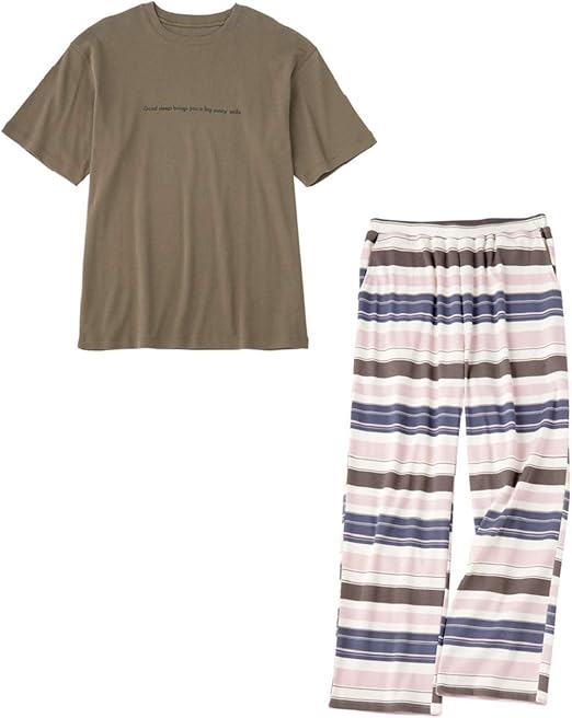 Amazon ピーチ ジョン メンズパジャマ メンズグッドスリーピィ半袖パジャマ ルームウェア メンズ ボーダー 日本 M L 日本サイズm L相当 パジャマ 通販