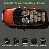 URAQT Car Trash Can with Lid 90 Bags Hooks Compact Car Organizer view 9
