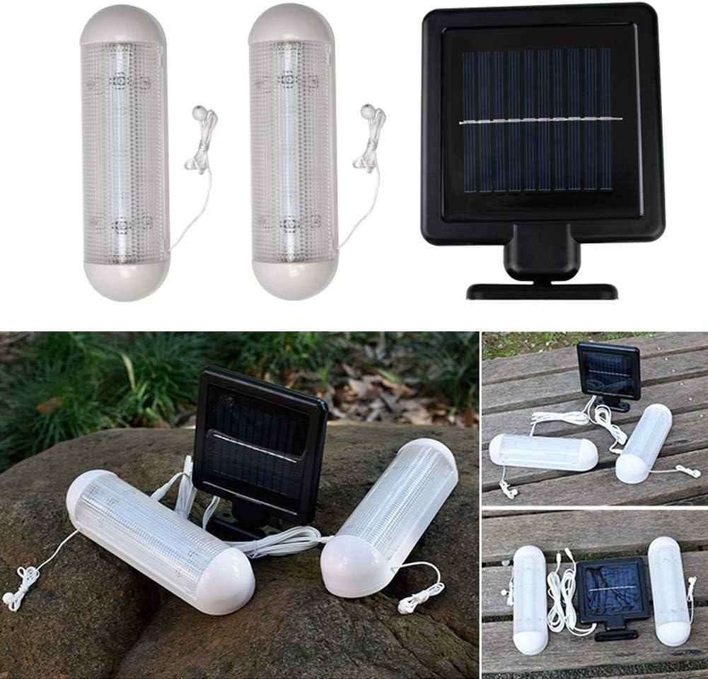 LED Solar Shed Light, Solar Powered Rechargeable Garage Shed Work Worksman Light for Garden Outdoor Indoor Security Greenhouse, Solar Wall Light - Image 5