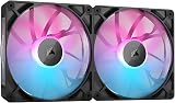 Corsair iCUE LINK RX140 RGB 140mm PWM Fans Dual Pack with Hub view 4