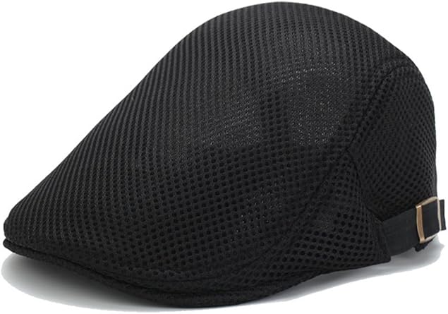 mesh flat cap