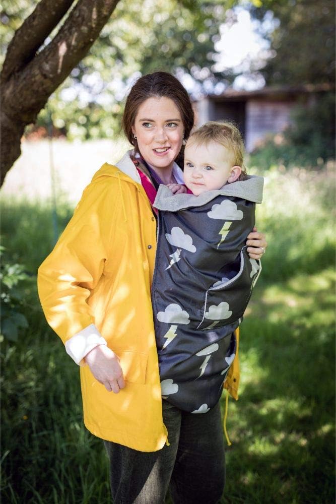 BundleBean, GO Multi-use Waterproof Footmuff (Silver Lightning), Use as Pushchair, Carrier, Sling, Car Seat Cover - Image 3