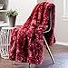 Chanasya Premium Wolf Faux Fur Throw Blanket - Soft, Fuzzy Sherpa & Minky Throw Blanket - for Bed or Couch - 60