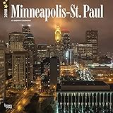 Minneapolis St. Paul 2018 12 x 12 Inch Monthly Square Wall Calendar, USA United States of America Minnesota Midwest City by