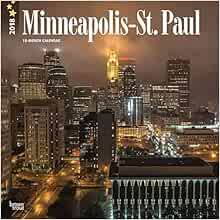 Amazon.com: Minneapolis St. Paul 2018 12 x 12 Inch Monthly Square Wall