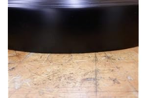 NICKHOUSE 2" x 20' ft Vinyl Outdoor Patio Lawn Furniture Repair Strap Strapping Matte Finish (Black) + 20 Free Rivets!