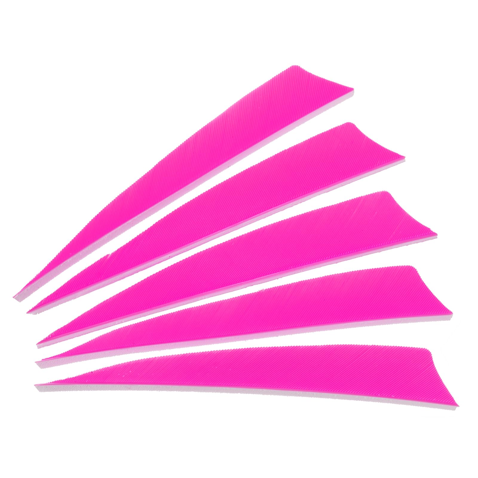 PATIKIL Arrows Vanes 50 Pack 4 Inch Arrow Turkey Feather Fletch Right Wing Fletching Pink for DIY Target Shooting