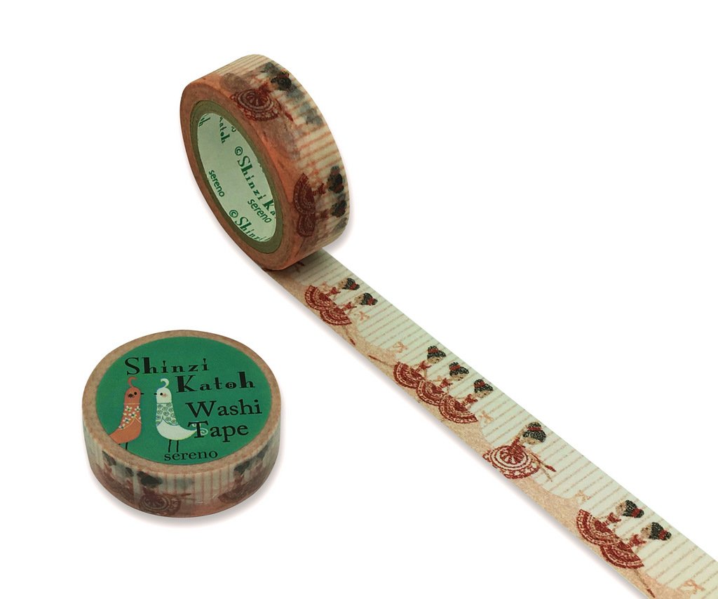 Shinzi Katoh Washi Tape - Red chuchu