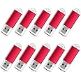 RAOYI 10PCS 4G USB Flash Drive USB 2.0 Memory Stick Thumb Drive Pen Drive Jump Drive-Red