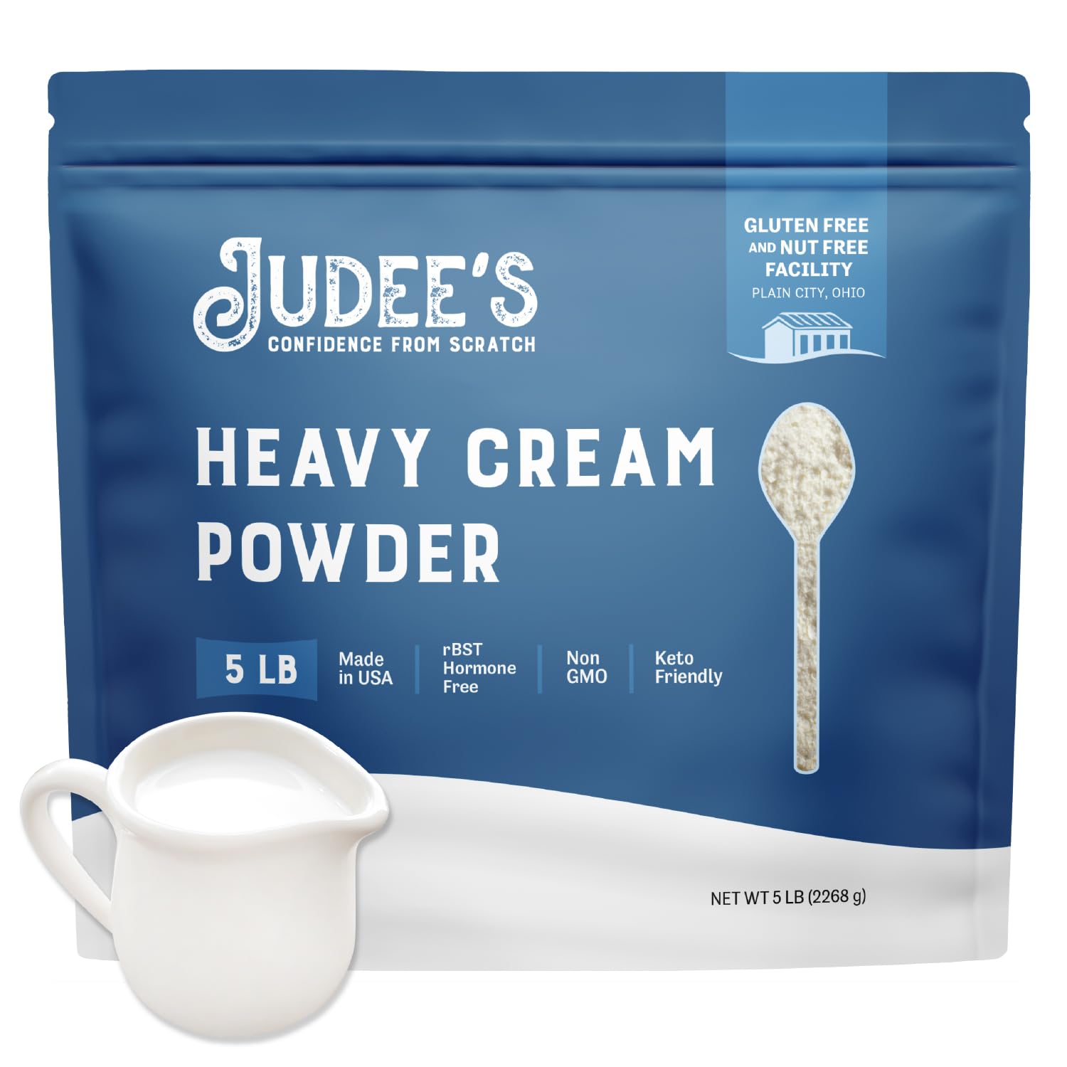 Judee's Heavy Cream Powder 5 lb - GMO and