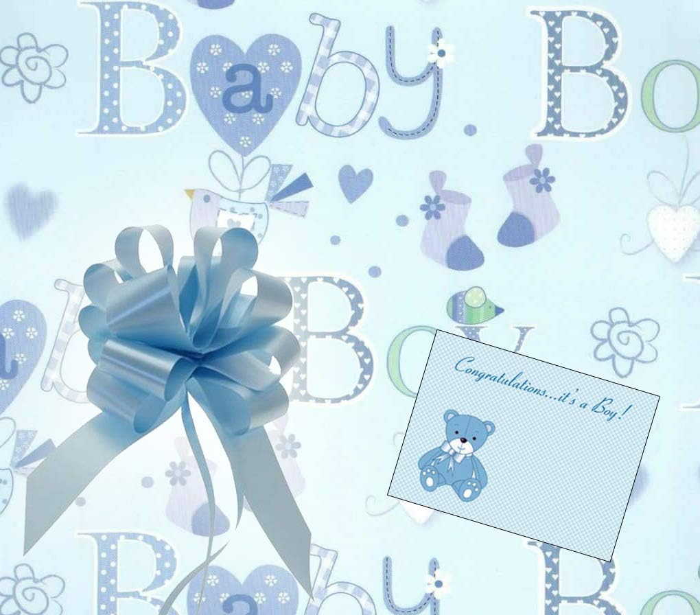 baby boy gift wrap