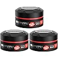 Gummy Ultra Hold Hair Styling Wax 5.07 fl.oz - Keratin Complex, 150 ml (Pack of 3)