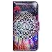 iPhone 6s Plus Case, Bfun Packing Bcov Colorful Mandala Sky Wallet Leather Cover Case For iPhone 6 Plus/6S Plus