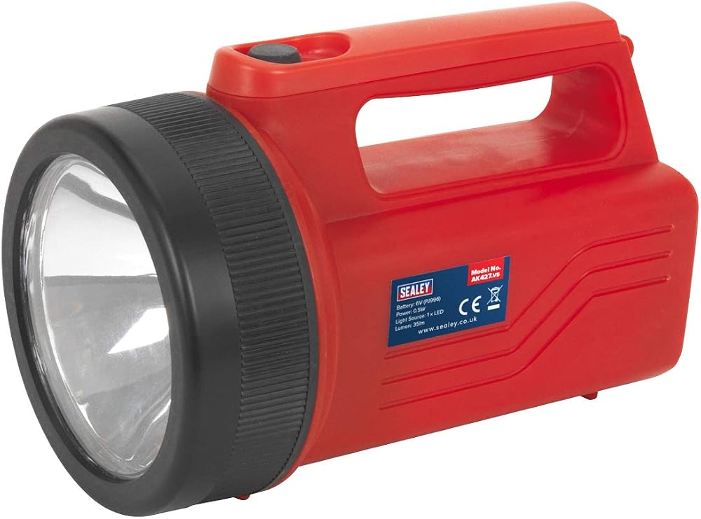 Sealey AK427 Krypton Weatherproof Lantern Red Floating Marine Spotlight