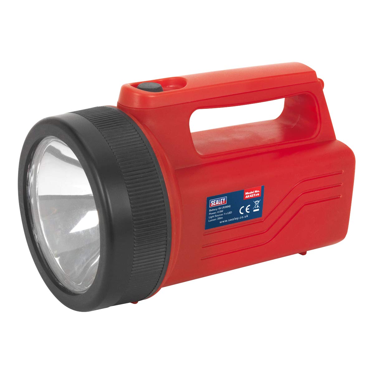 Sealey AK427 Krypton Weatherproof Lantern, 183mm x 146mm x 107mm , Red