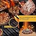 Miroksh Copper Grill Mat and Bake Mat Set of 5 Non Stick BBQ Grill & Baking Mats - Reusable, Easy to Clean - PTFE Teflon Fiber Grill Roast Sheets for Gas, Charcoal, Electric Grill (Gold)