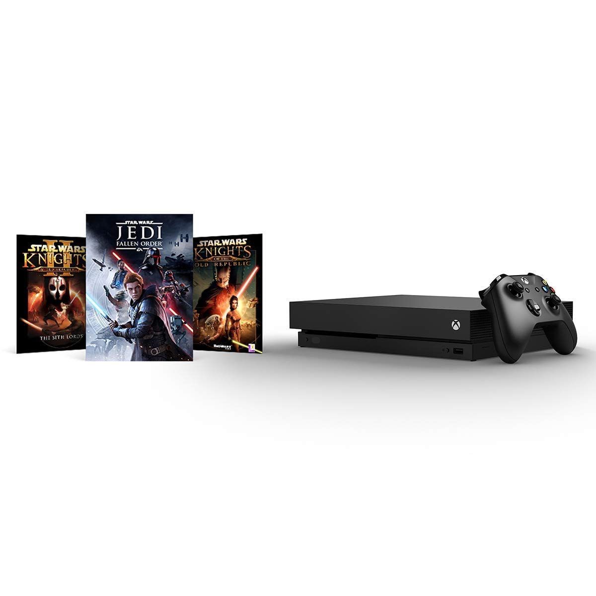 Xbox One X 1TB Console - Star Wars Jedi: Fallen Order Bundle [video game] (Renewed)