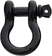 Smittybilt 13047B D-Ring Shackle 3/4" Threaded Pin 4.75 Ton Rating Black