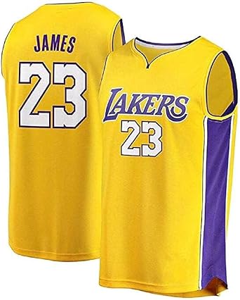 Starjersey Fast Break Lebron Lakers - Playera réplica Amarilla, edición de la Asociación (XXXL): Amazon.com.mx: Ropa, Zapatos y Accesorios