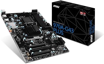 Amazon.com: MSI 970A-G43 Plus AMD 970 Socket AM3+ ATX: Computers