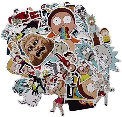Rick and Morty Decal Stickers Assorted Lot of 35 Pieces