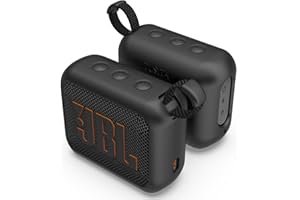 XSDTECH Magnetic Silicone Case for JBL GO 4 - Shockproof Protective Cover with Precision Fit, Anti-Slip Design & Easy Access to Buttons