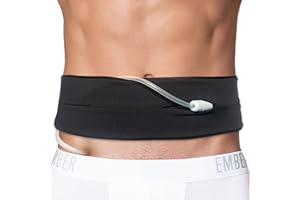 SINAISEA Adjustable Peritoneal Dialysis Belt PD Catheter Holder Feeding Peg G J Tube Stomach Abdominal Fixation Accessories with Slits Pouch for Patients Men Women, Large