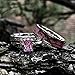 KingswayJewelry 4pcs His Hers Pink Camo Radiant Titanium,Stainless Steel & Sterling Silver Wedding Ring Set