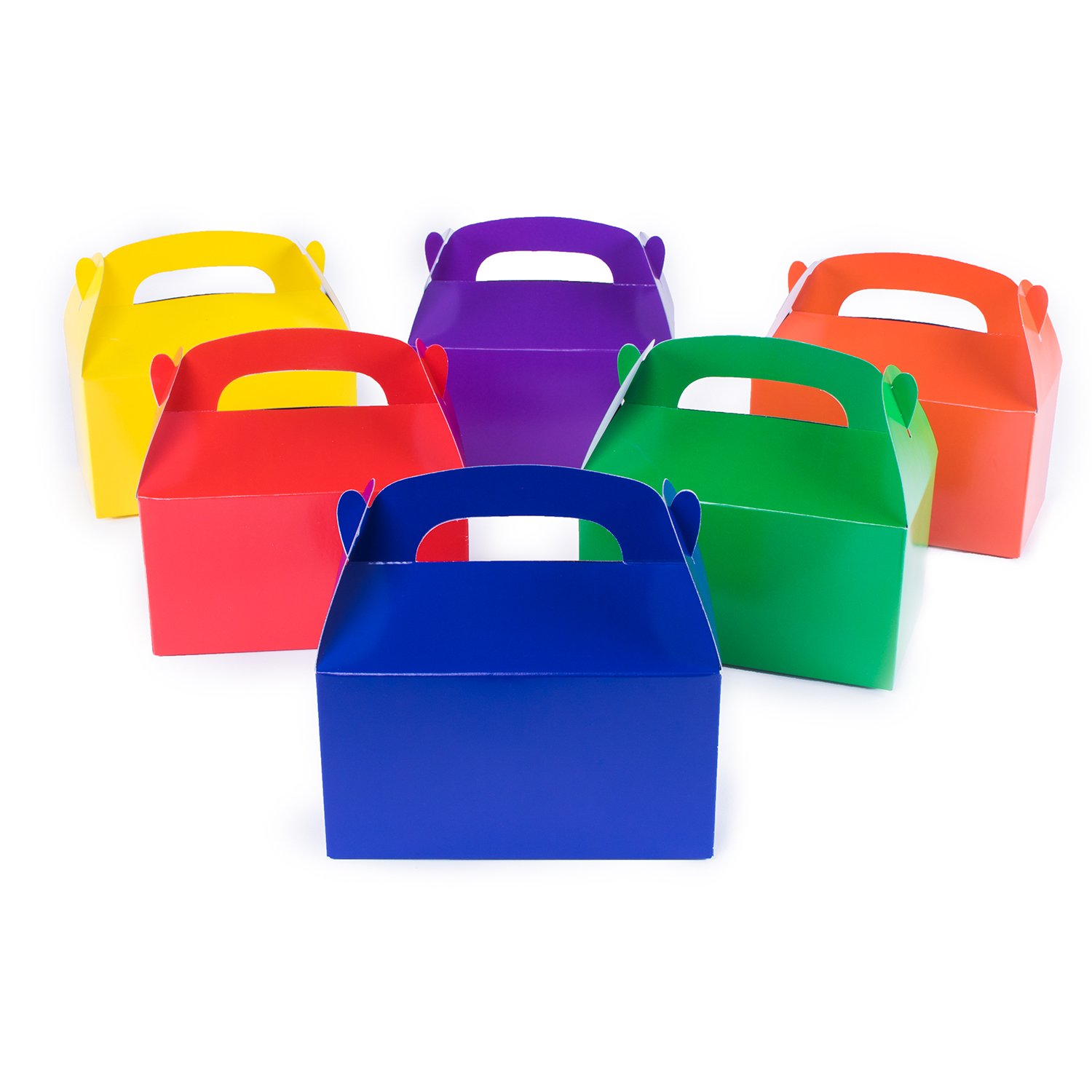 Photo 1 of 12 Assorted Bright Color Treat Boxes Birthday Party Favors Shower Favor Box Super Z Outlet