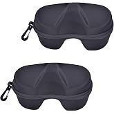 SUNTRADE Portable Diving Mask Case，Swimming Scuba Glasses Storage Box Protective Container Diving Goggles Case,2 PCS
