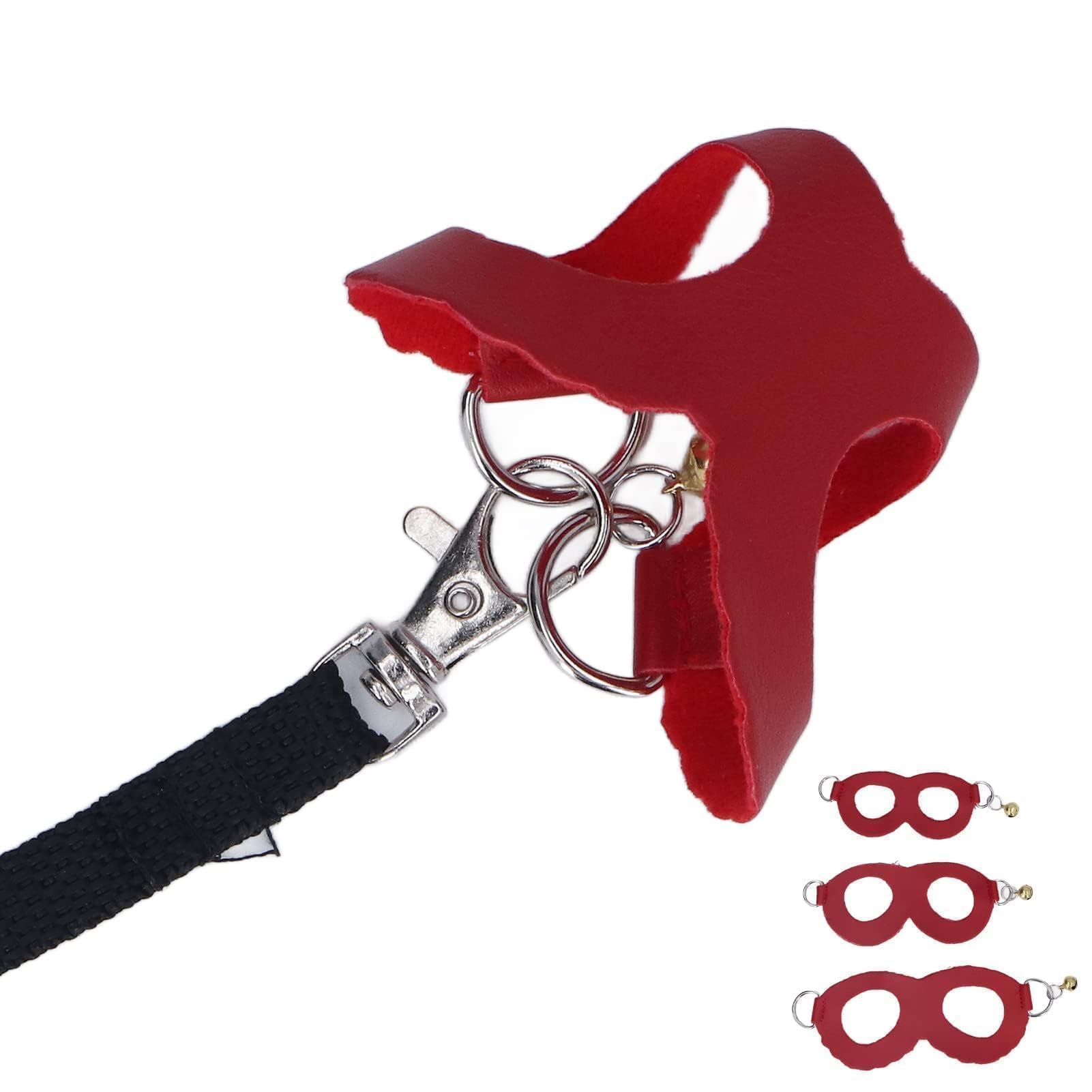 Hamster Harness and Leash Set No Pulling Guinea Pig Striped Harness Hamster Harness Vest or Ferret, Iguana, Hamster, Bearded Dragon Red