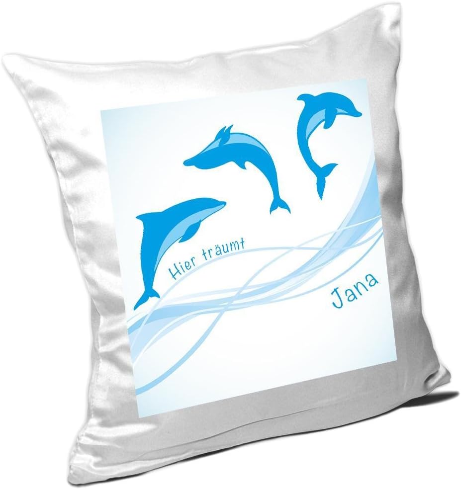 Personalisiertes Namenskissen 'Jakob' Mit Fußball-Motiv - 40x40cm Kuschelkissen