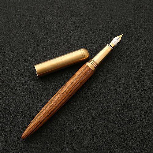 Fountain Pen Writing Set Case 100% Handcrafted Bamboo Vintage Collection with Ink Refill Converter Best Signature Calligraphy Antique Executive Business Gift Pens - 100% Quality Guarantee