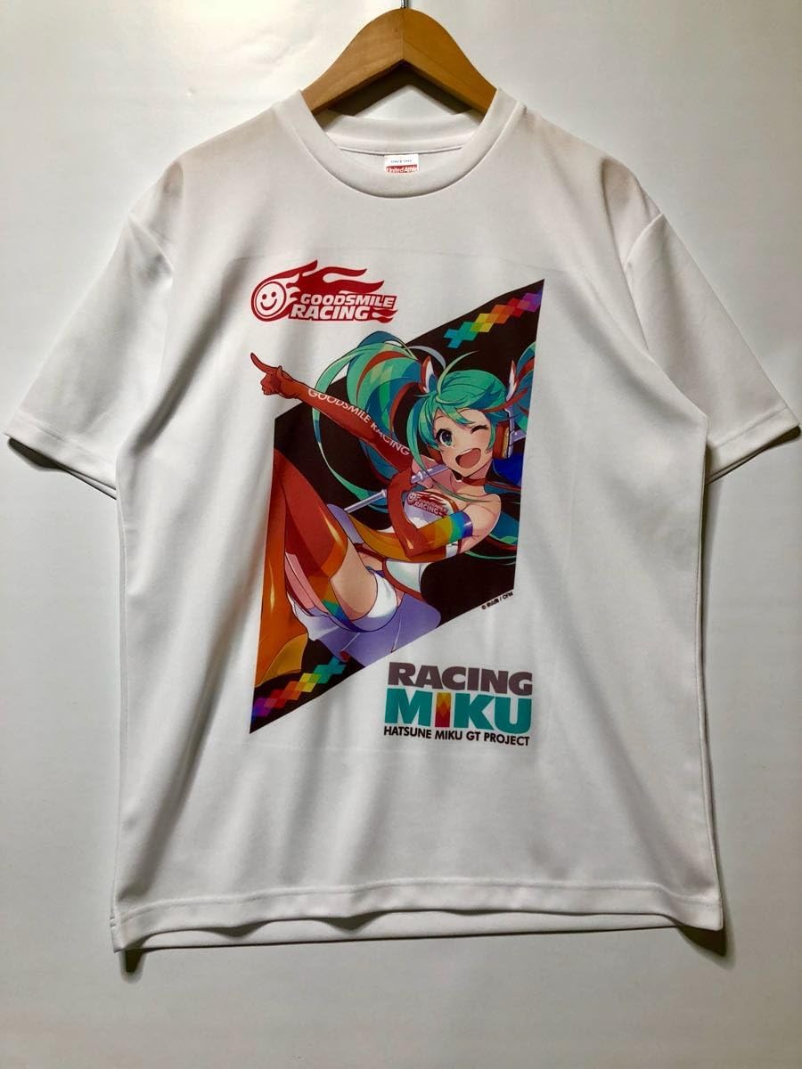 Amazon Goodsmile Racingグッドスマイルレーシングドライtシャツレーシングミク初音ミクlホワイト白 アニメ 萌えグッズ 通販
