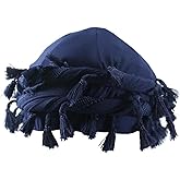 Gturytr Turban for Men Vintage Twist Head Wraps Durag Satin Lined Halo Turban for Women Modal and Satin Scarf Tie