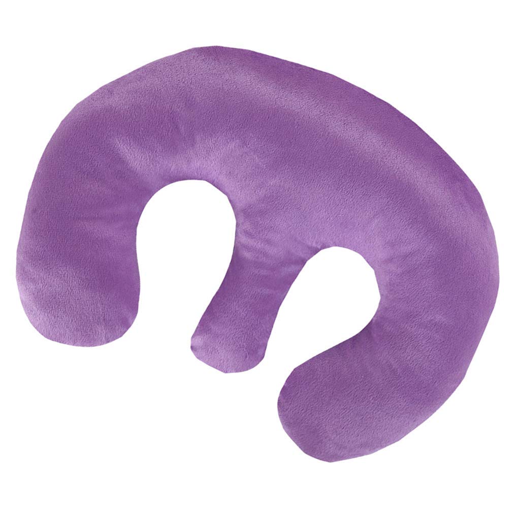 Beauty Salon Breast Pillow Feminine Bolster Breast Pillow for Massage Table, Massage Face Cradle Rest Pillow for SPA Salon, Soft Cotton Fabric - Purple : Beauty