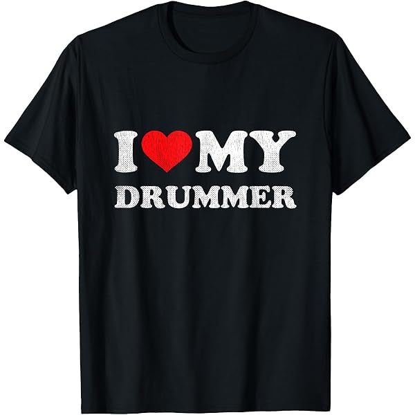 T-shirt "Drummer Meaning" Fabriqué USA - Coton Lourd - Tailles S à 5XL - Neuf