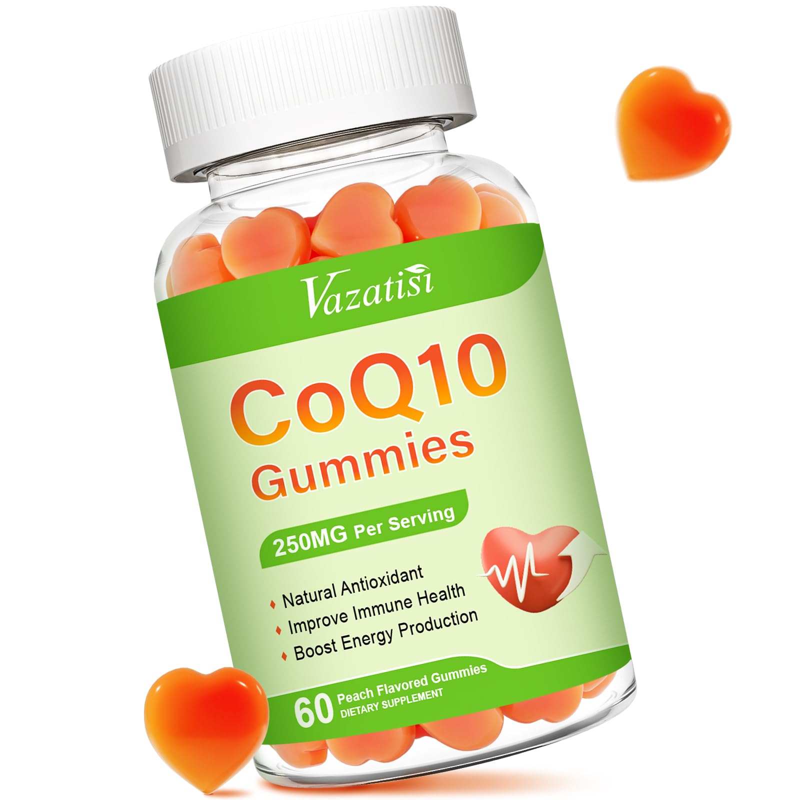 CoQ10 Gummies 250 mg (Peach)