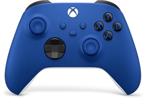 XBOX Wireless Gaming Controller | Shock Blue | Consoles, PCs, TVs, mobile, and more | Textured Grip | Wireless, Bluetooth, US