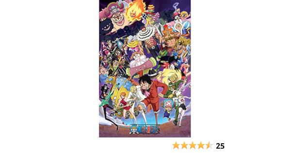 Abystyle One Piece Poster Big Mom Saga Rulo Filmli 91 5x61 Renkli Amazon Com Tr Ev Ve Yasam
