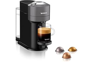 Nespresso Vertuo Next Single Serve Coffee and Espresso Machine by De'Longhi, Dark Grey