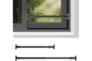 BIINYHG Window Security Bars, Window Locks, Window Locks Security Up and Down Window, Sliding Glass Door Lock bar, Adjustable from 19 to 32 in,Prevent Children from Going Out and Unauthorized Intrusion.