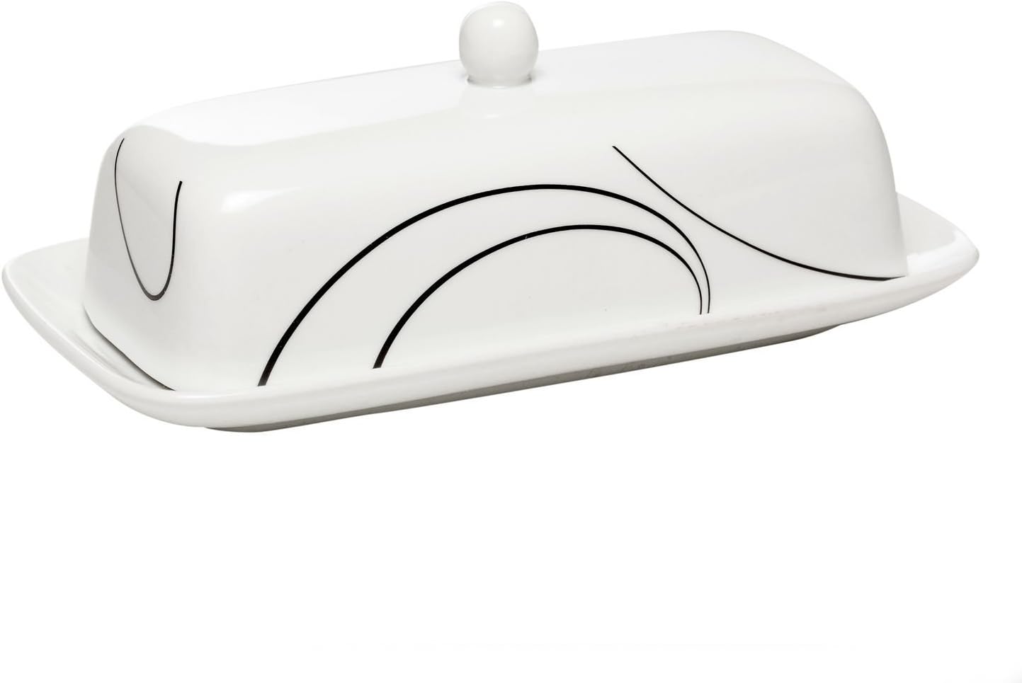 Corelle Simple Lines Butter Dish by CORELLE Amazon.ca Home & Kitchen
