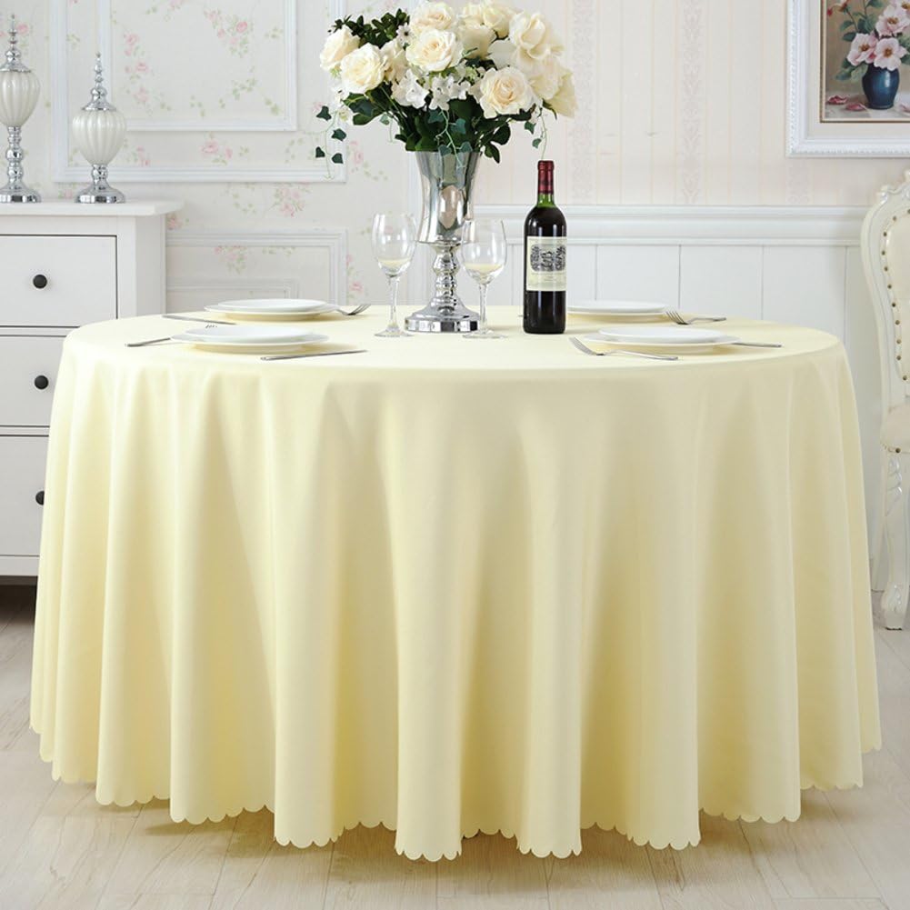 TRE Hotel round table round tablecloth/ table cloth/Pure color Office conference table tablecloth/ table cloth-N 140x220cm(55x87inch)