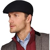 Bigalli Ascot, Ivy Cap, Classic Dress Style, Wool Felt, for Men, Sun Protection, Water Repellent