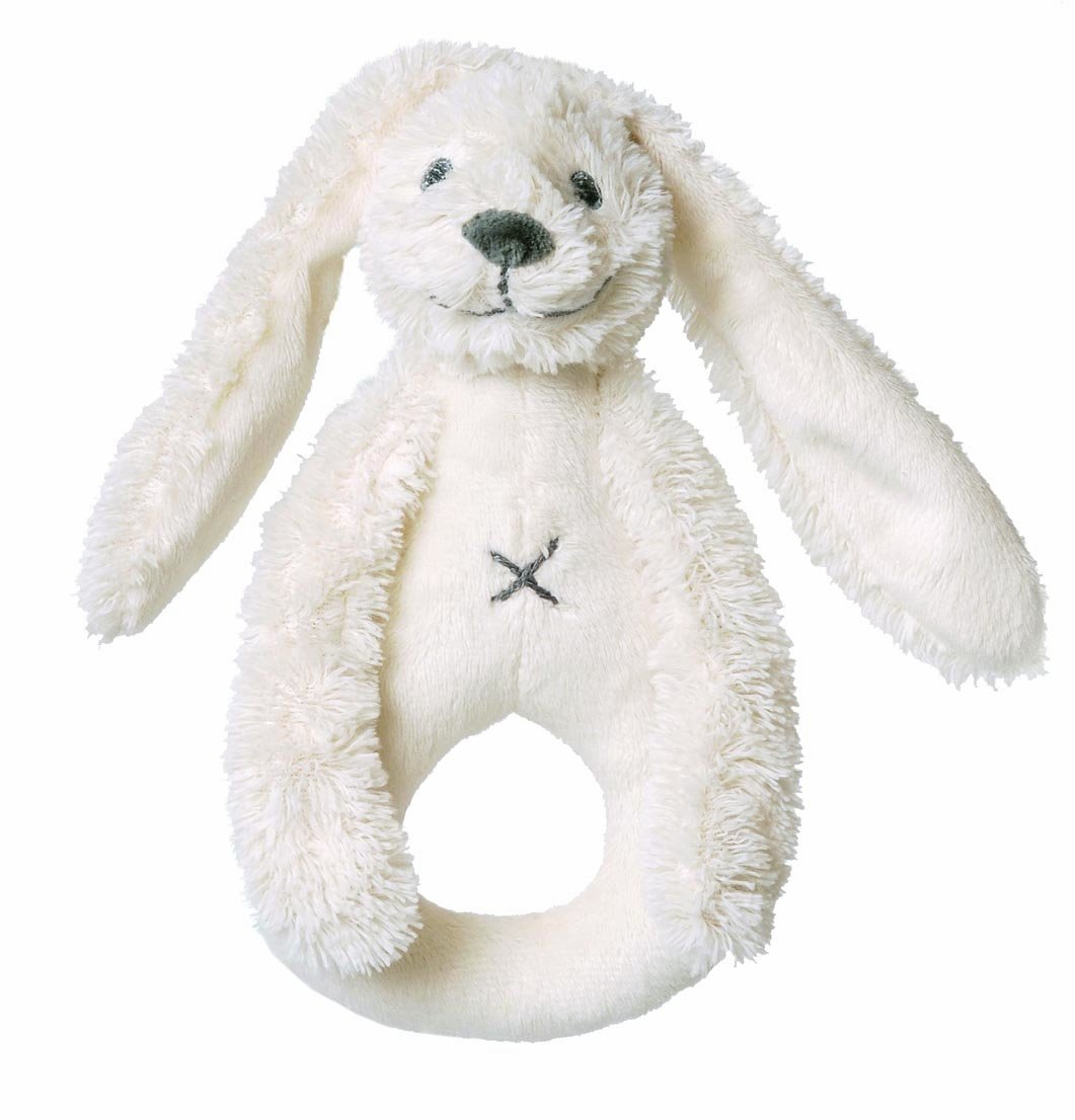 Happy Horse 15cm Ivory Rabbit Richie Rattle Toy