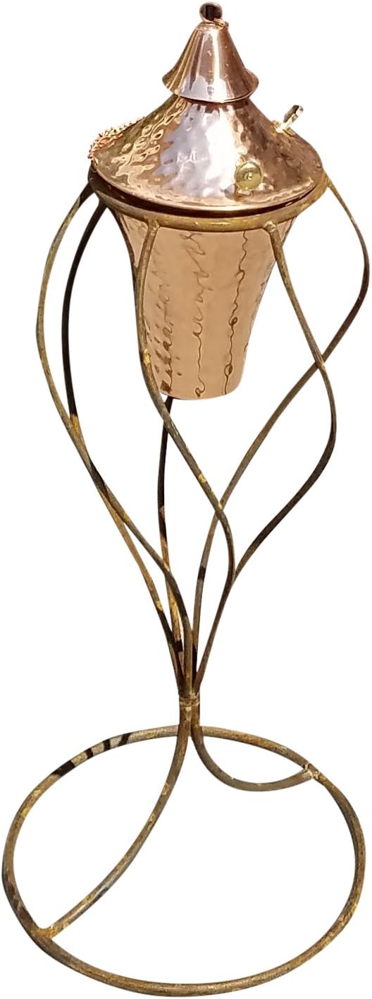 Passage TCH6-1218-HC-TT Torch Stand, Hammered Copper
